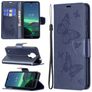 Mobigear Butterfly Nokia 1.4 Hoesje Bookcase Portemonnee - Blauw