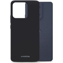 Mobilize Rubber Gelly Motorola Moto G86 Hoesje Flexibel TPU Backcover - Zwart