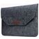 Mobigear Envelope Vilt Laptop Sleeve 12 inch Laptop hoes - Zwart