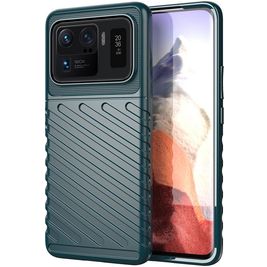 Mobigear Groove Xiaomi Mi 11 Ultra Hoesje Flexibel TPU Backcover - Groen