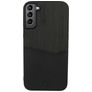 Valenta Card Slot Samsung Galaxy S21 Plus Hoesje Echt Leer Backcover met Pasjeshouder - Zwart