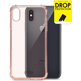 My Style Protective Flex iPhone XS Max Hoesje Flexibel TPU Backcover Shockproof - Soft Pink
