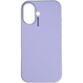 Nudient Base iPhone 16 Plus Siliconen Hoesje Backcover - Soft Purple Nudient Base iPhone 16 Plus Siliconen Hoesje Backcover - Soft Purple