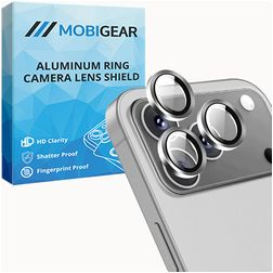 Mobigear Single Lens iPhone 17 Pro Glazen Camera Lens Protector - Case Friendly - Zilver