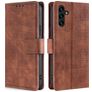 Mobigear Croco Samsung Galaxy A04s Hoesje Bookcase Portemonnee - Bruin
