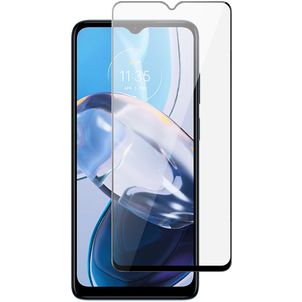 Mobigear Premium Motorola Moto E22 Glazen Screenprotector - Case Friendly - Zwart