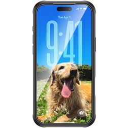 Valenta Full Cover Doorzichtig iPhone 18 Pro Max Hoesje Gehard Glas Backcover Shockproof - Transparant