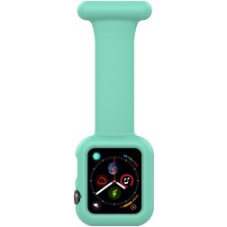 Mobigear Clip Case Verpleegkundige Apple Watch Bandje Speld - 42/41/40/38 mm - Mint