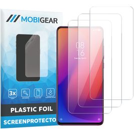 Mobigear Xiaomi Mi 9T Pro Screenprotector Folie - Case Friendly (3-Pack)