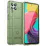 Mobigear Rugged Shield Samsung Galaxy M53 Hoesje Flexibel TPU Backcover Shockproof - Groen