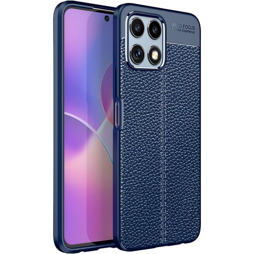 Mobigear Luxury HONOR X8 Hoesje Flexibel TPU Backcover - Blauw