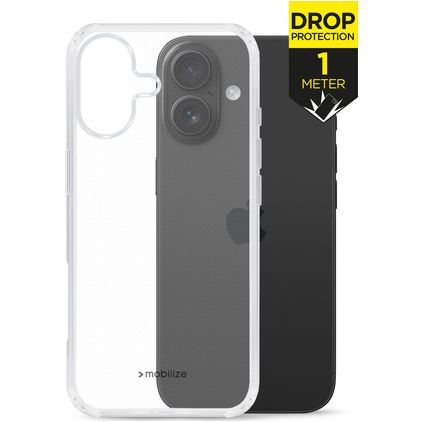 Mobilize Naked Protection Doorzichtig iPhone 17 Hoesje Hardcase Backcover Shockproof - Transparant