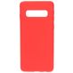 Mobiparts Samsung Galaxy S10 Siliconen Hoesje Backcover - Scarlet Red