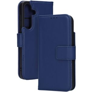 Mobiparts Samsung Galaxy S25 Hoesje Bookcase - Blauw