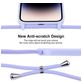 Mobigear Lanyard iPhone 14 Pro Max Siliconen Hoesje met koord - Paars