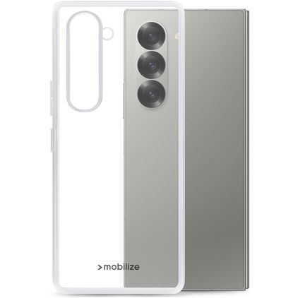 Mobilize Gelly Doorzichtig Samsung Galaxy Z Fold 6 Hoesje Flexibel TPU Backcover - Transparant