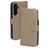 Mobiparts Samsung Galaxy A55 Hoesje Echt Leer Bookcase Portemonnee - Taupe