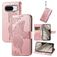 Mobigear Butterfly Google Pixel 8 Hoesje Bookcase Portemonnee - Roségoud