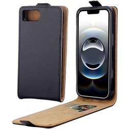 Mobigear iPhone 16e Hoesje Flipcase - Zwart