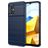 Mobigear Brushed Slim POCO M5 Hoesje Flexibel TPU Backcover - Marineblauw