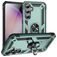 Mobigear Armor Ring Samsung Galaxy S23 FE Hoesje Hardcase Backcover Shockproof met Ringhouder - Groen