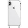 Mobigear Mix & Match Doorzichtig iPhone X Flexibel TPU Hoesje met koord - Transparant