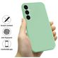 Mobigear Rubber Touch Samsung Galaxy S24 FE Siliconen Hoesje Backcover - Groen