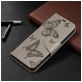 Mobigear Butterfly Samsung Galaxy S21 Hoesje Bookcase Portemonnee - Grijs