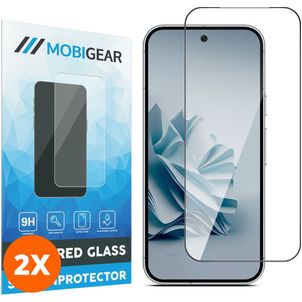 Mobigear Premium Google Pixel 9 Pro XL Glazen Screenprotector - Case Friendly - Zwart (2-Pack)