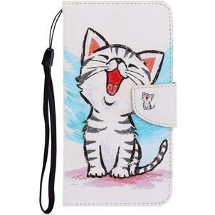 Mobigear Design Xiaomi Redmi 9 Hoesje Bookcase Portemonnee - Kat