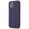 Mobigear Rubber Touch iPhone 12 Siliconen Hoesje Backcover - Donkerblauw