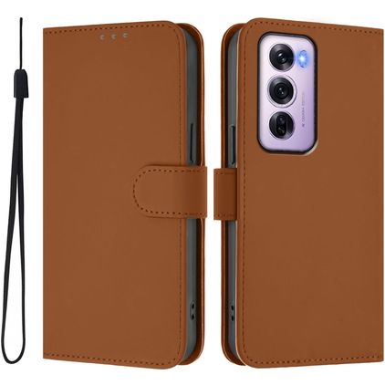 Mobigear Urban Wallet OPPO Reno 12 Pro Hoesje Bookcase Portemonnee - Bruin