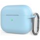 Mobigear Classic Apple AirPods Pro 2 Hoesje Flexibel Siliconen - Babyblauw