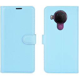 Mobigear Classic Nokia 5.4 Hoesje Bookcase Portemonnee - Blauw