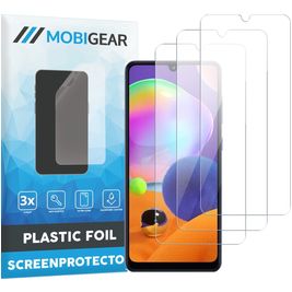 Mobigear Samsung Galaxy A31 Screenprotector Folie - Case Friendly (3-Pack)