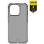 ITSkins SpectrumClear-R iPhone 15 Pro Max Hoesje Flexibel TPU Backcover Shockproof - Smoke