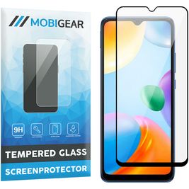 Mobigear Premium Xiaomi Redmi 10C Glazen Screenprotector - Case Friendly - Zwart