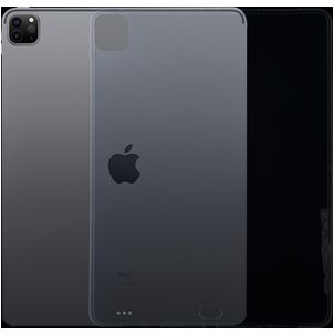 Mobigear Basics Dunne iPad Pro 12.9 Inch (2022) Hoes Flexibel TPU Backcover - Transparant