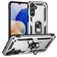 Mobigear Armor ring Samsung Galaxy A16 Hoesje Hardcase Backcover Shockproof met Ringhouder - Zilver