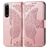 Mobigear Butterfly Sony Xperia 5 IV Hoesje Bookcase Portemonnee - Roségoud