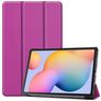 Mobigear Tri-Fold Samsung Galaxy Tab S6 Lite Hoes Bookcase - Paars