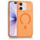 Mobigear Shockproof Grip iPhone 17 MagSafe Hoesje Hardcase Backcover - Oranje