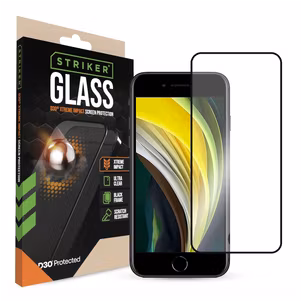 Striker Xtreme Impact iPhone 8 Glazen Screenprotector - Case Friendly