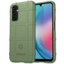 Mobigear Rugged Shield Samsung Galaxy S23 FE Hoesje Flexibel TPU Backcover Shockproof - Groen