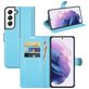 Mobigear Classic Samsung Galaxy S22 Hoesje Bookcase Portemonnee - Blauw