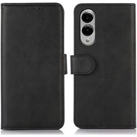 Mobigear Wallet Samsung Galaxy S25 Edge Hoesje Bookcase Portemonnee - Zwart