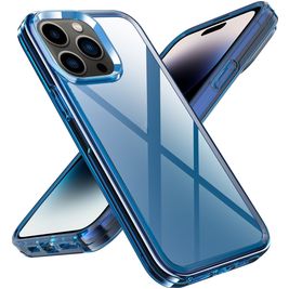 Mobigear Crystal iPhone 14 Pro Max Hoesje Hardcase Backcover - Blauw