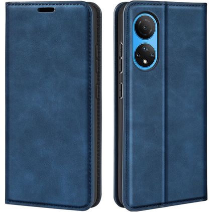 Mobigear Retro Slim HONOR X7 Hoesje Bookcase Portemonnee - Donkerblauw