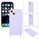 Mobigear Lanyard iPhone 14 Plus Siliconen Hoesje met koord - Paars