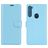 Mobigear Classic Motorola One Fusion Plus Hoesje Bookcase Portemonnee - Blauw